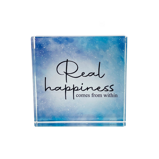 CRYSTAL BLOCK VERSE REAL HAPPINESS