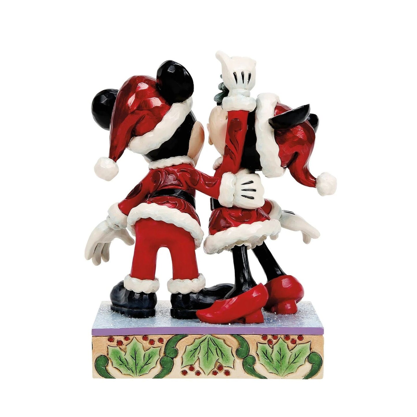 DISNEY TRADITIONS BY JIM SHORE CHRISTMAS MICKEY & MINNIE MISTLETOE