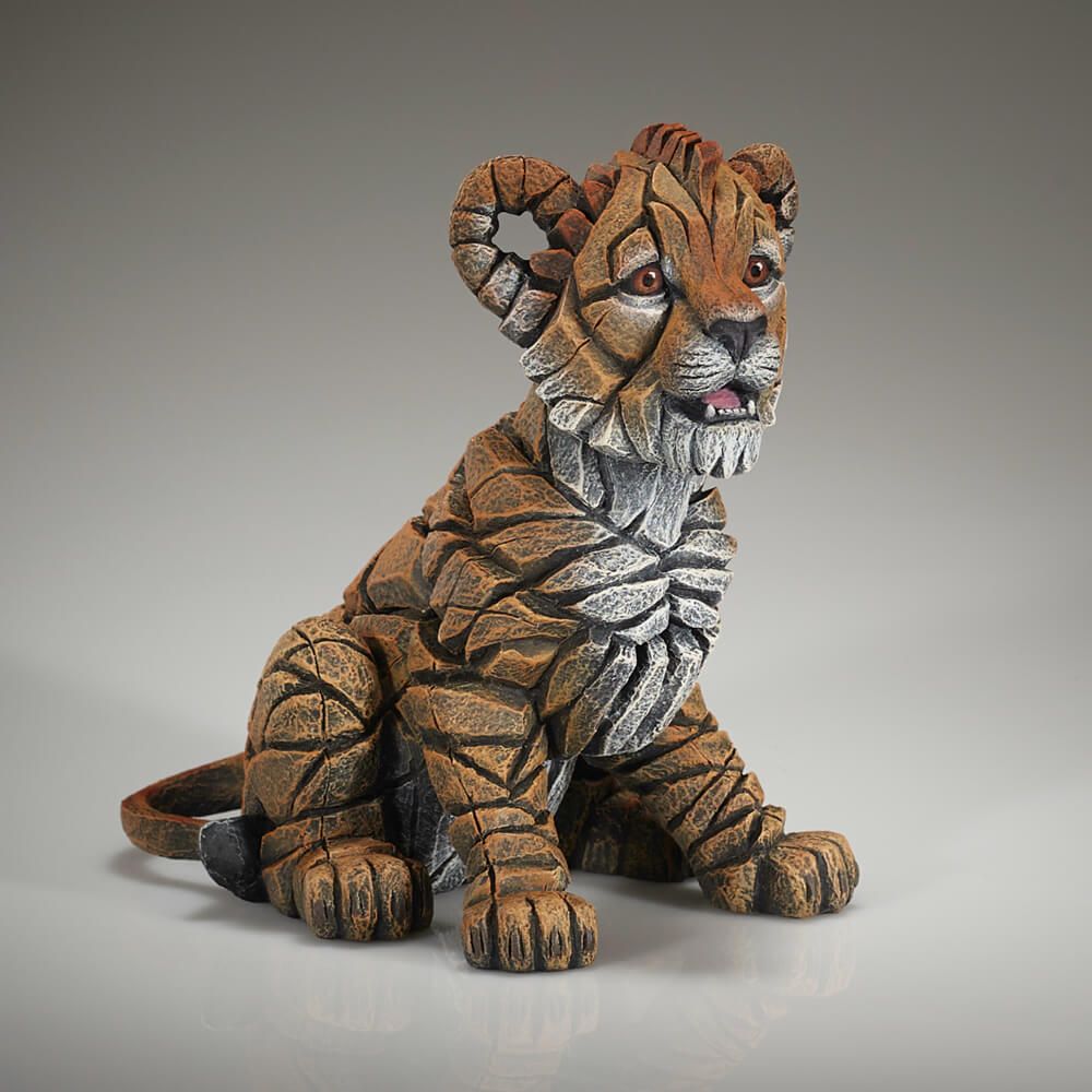 EDGE SCULPTURE LION CUB FIGURE