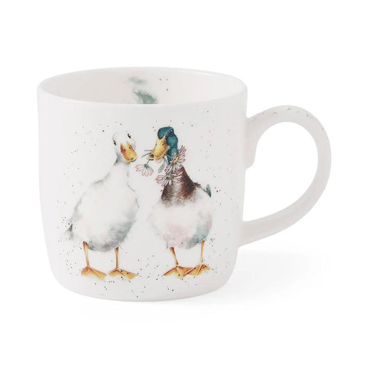 ROYAL WORCESTER WRENDALE MUG DUCK LOVE