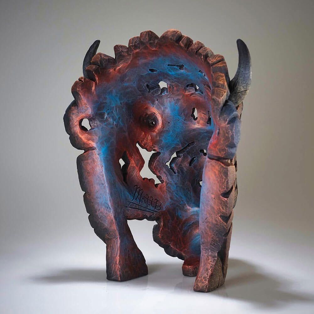 Edge Sculpture American Bison Bust Figurine