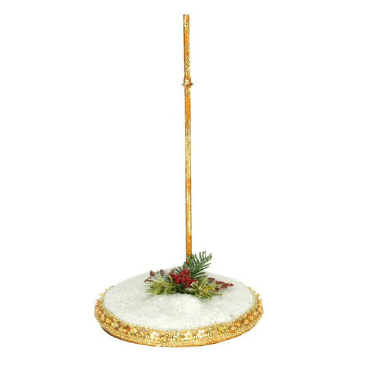 MARK ROBERTS CHRISTMAS SNOW BASE STAND SMALL