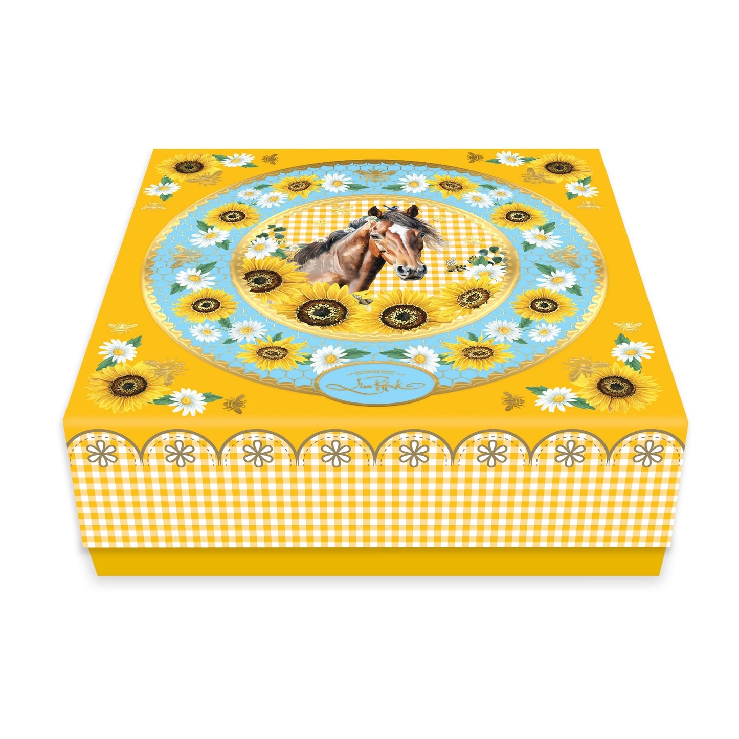 Lisa Pollock Ceramic Jar With Lid In Gift Box Country Collection