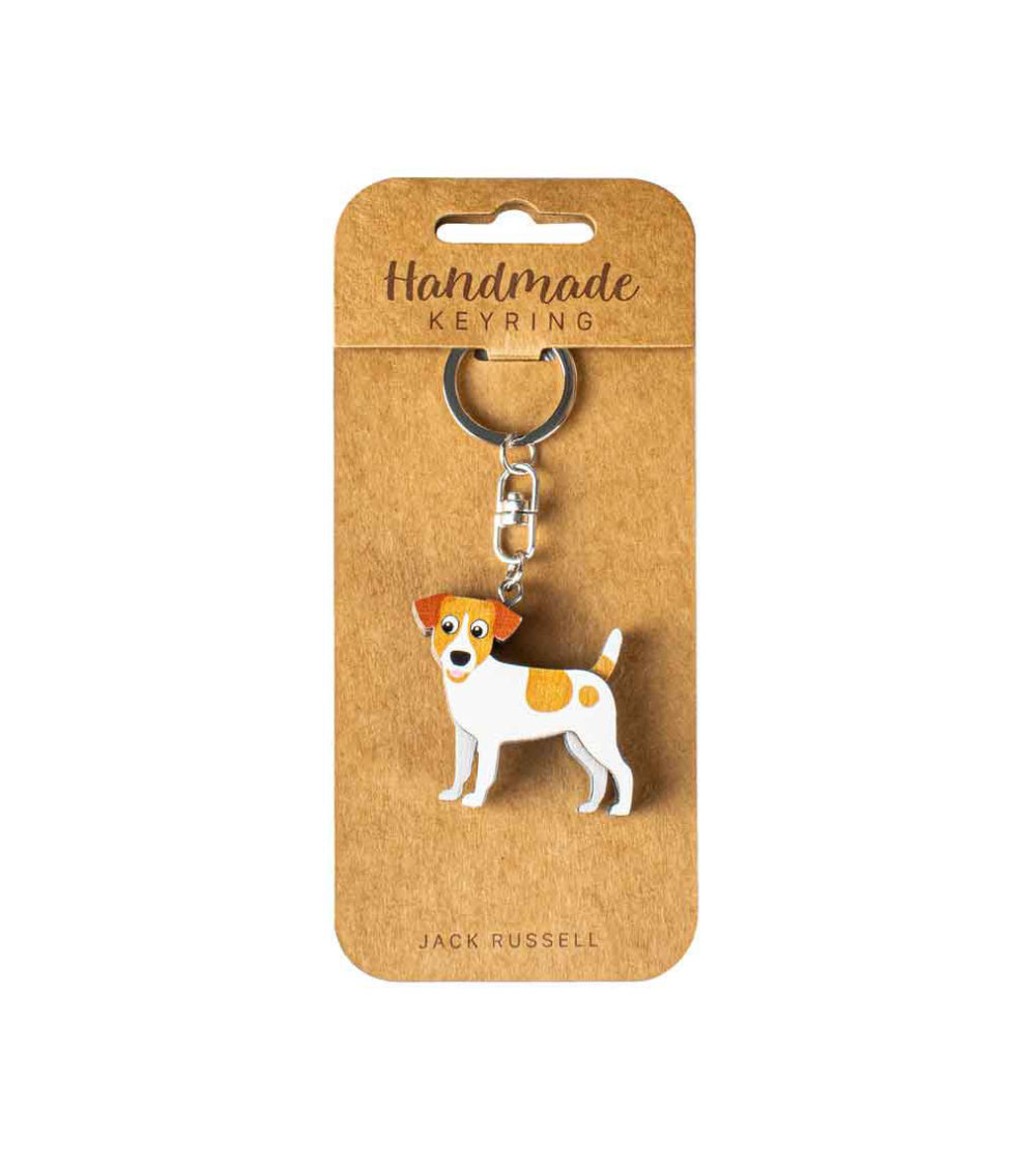 HANDMADE KEYRING JACK RUSSELL
