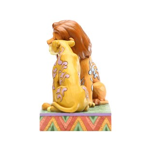 DISNEY TRADITIONS BY JIM SHORE SIMBA AND NALA SNUGGLING 13CM