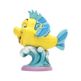 DISNEY TRADITIONS LITTLE MERMAID GO FISH FLOUNDER PERSONALITY POSE