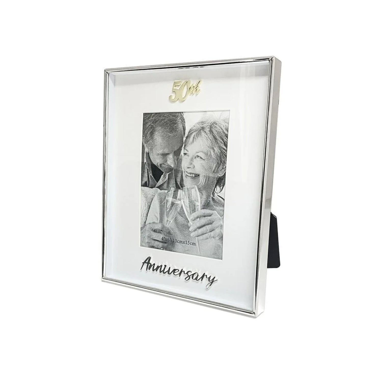 Photo Frame Boxed Design 50th Anniversary 4x6