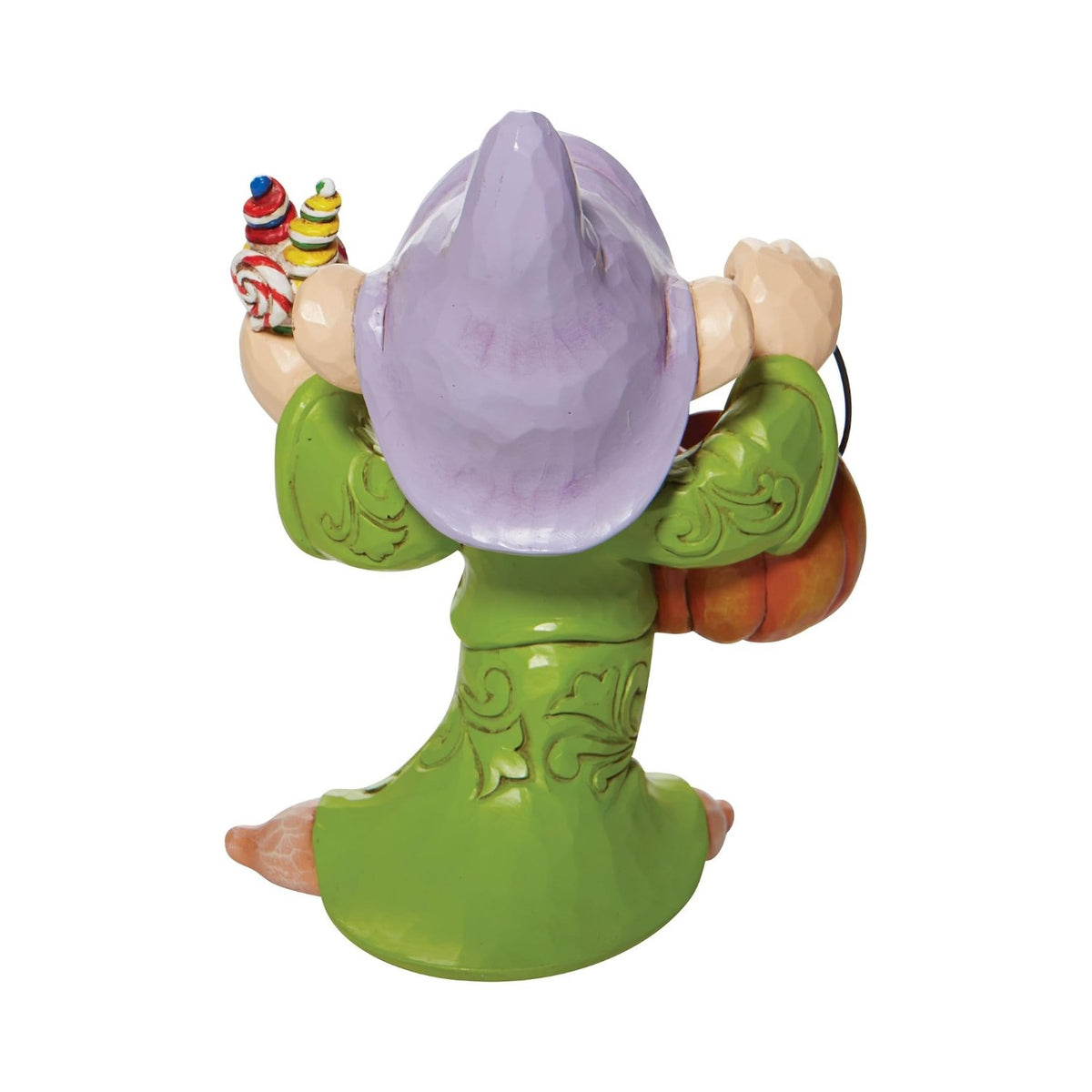 DISNEY TRADITIONS BY JIM SHORE HALLOWEEN DOPEY TRICK-OR-TREATING
