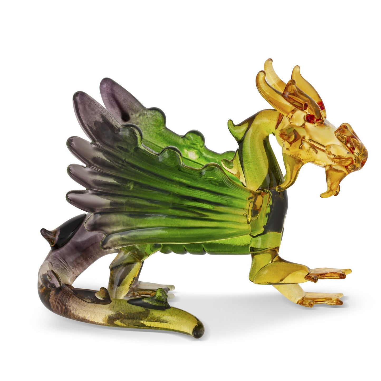 ZIBO ART GLASS MINI DRAGON DRAGO