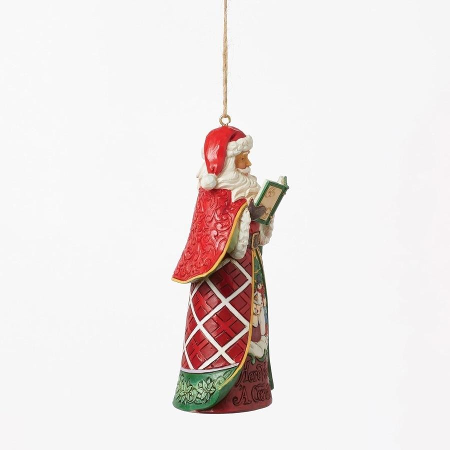 Heartwood Creek By Jim Shore Santa Song Hanging Ornament