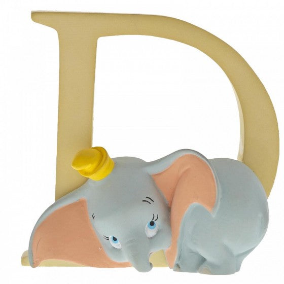 DISNEY SHOWCASE ENCHANTING COLLECTION ALPHABET LETTER FIGURINE "D" DUMBO