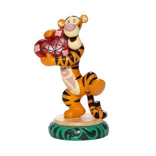DISNEY TRADITIONS BY JIM SHORE TIGGER HOLDING HEART