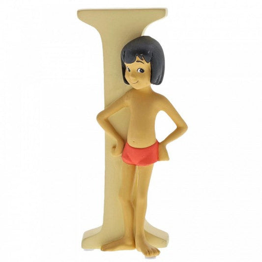 DISNEY SHOWCASE ENCHANTING COLLECTION ALPHABET LETTER FIGURINE "I" MOWGLI