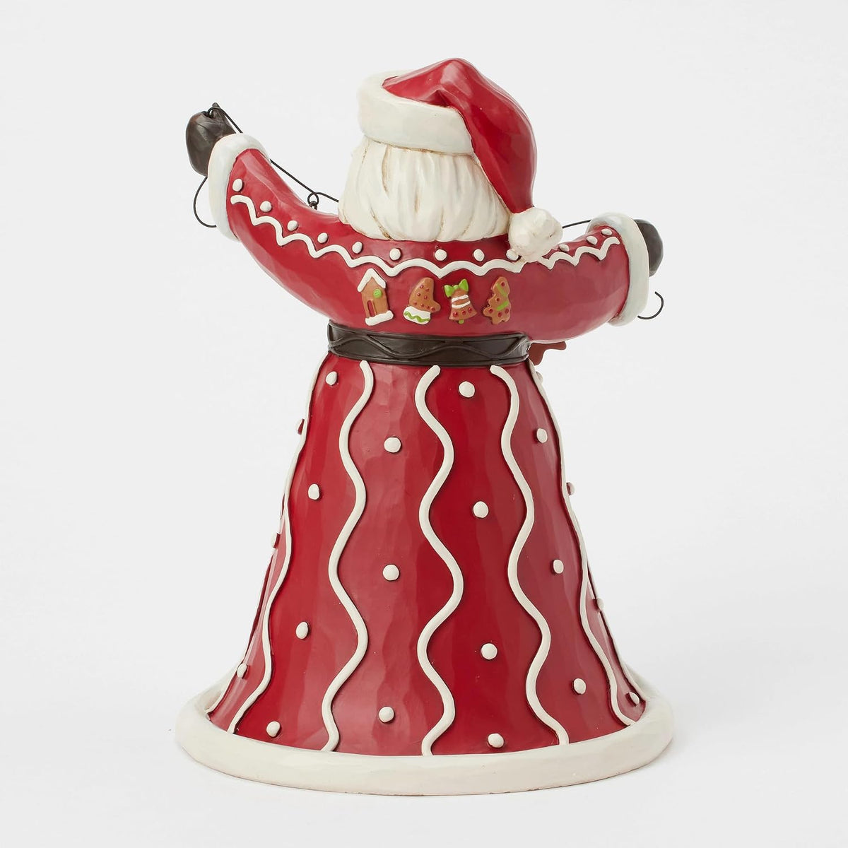 Heartwood Creek By Jim Shore Santa Holding Cookie Garland Figurine