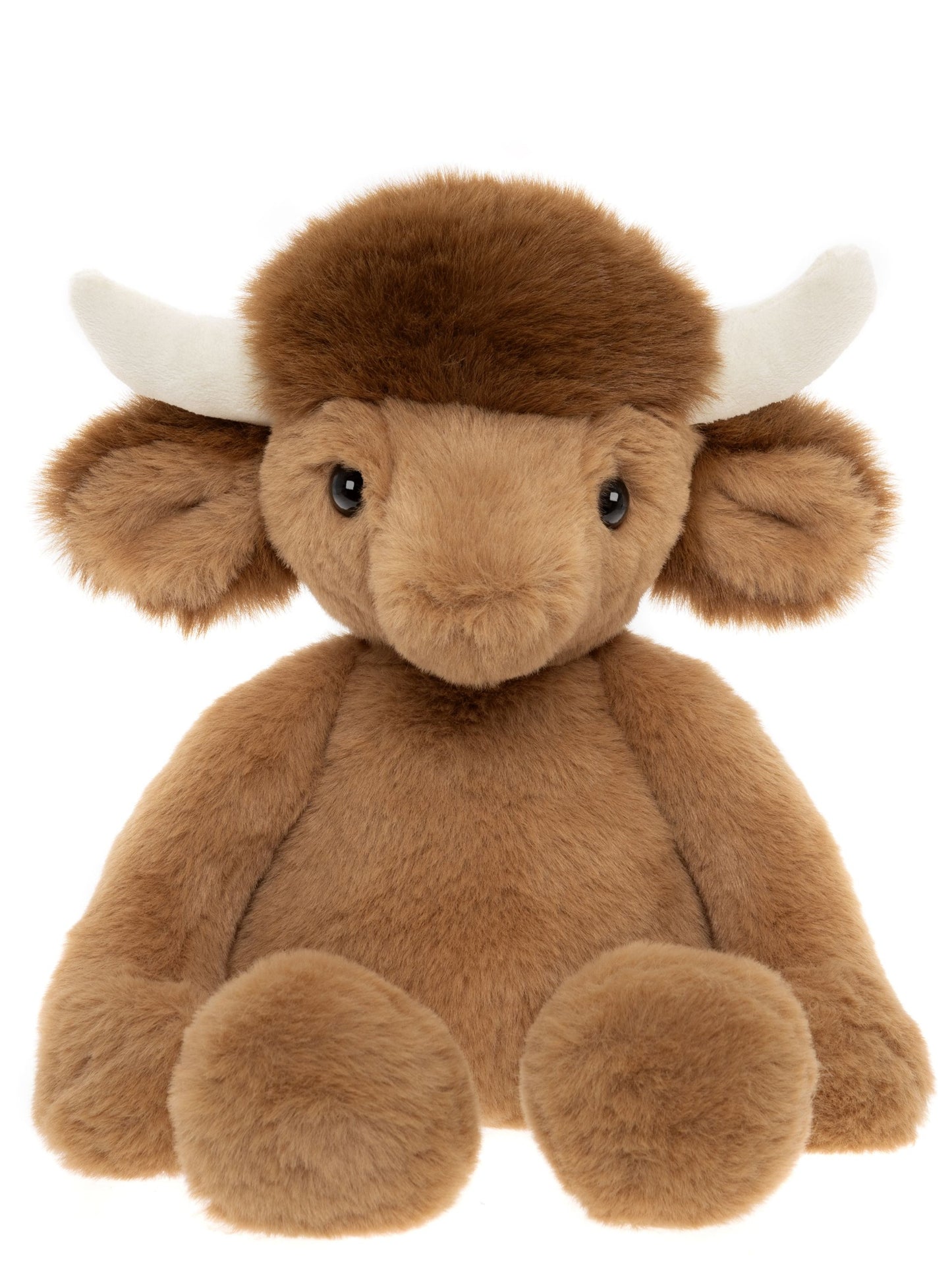 BEAR & ME BY CHARLIE BEARS HENRY HIGHLAND COW OATMEAL BROWN