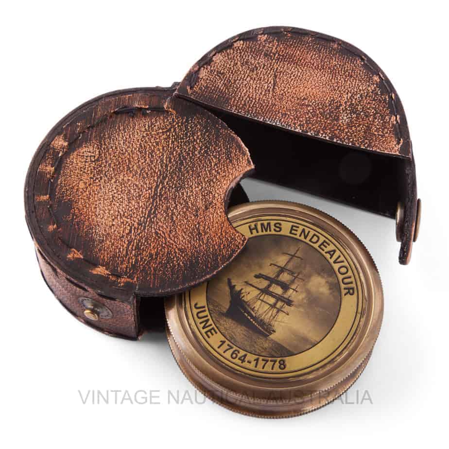 Brass Compass HMS Endeavour