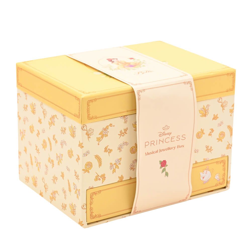 DISNEY PRINCESS PASTEL MUSICAL JEWELLERY BOX BELLE