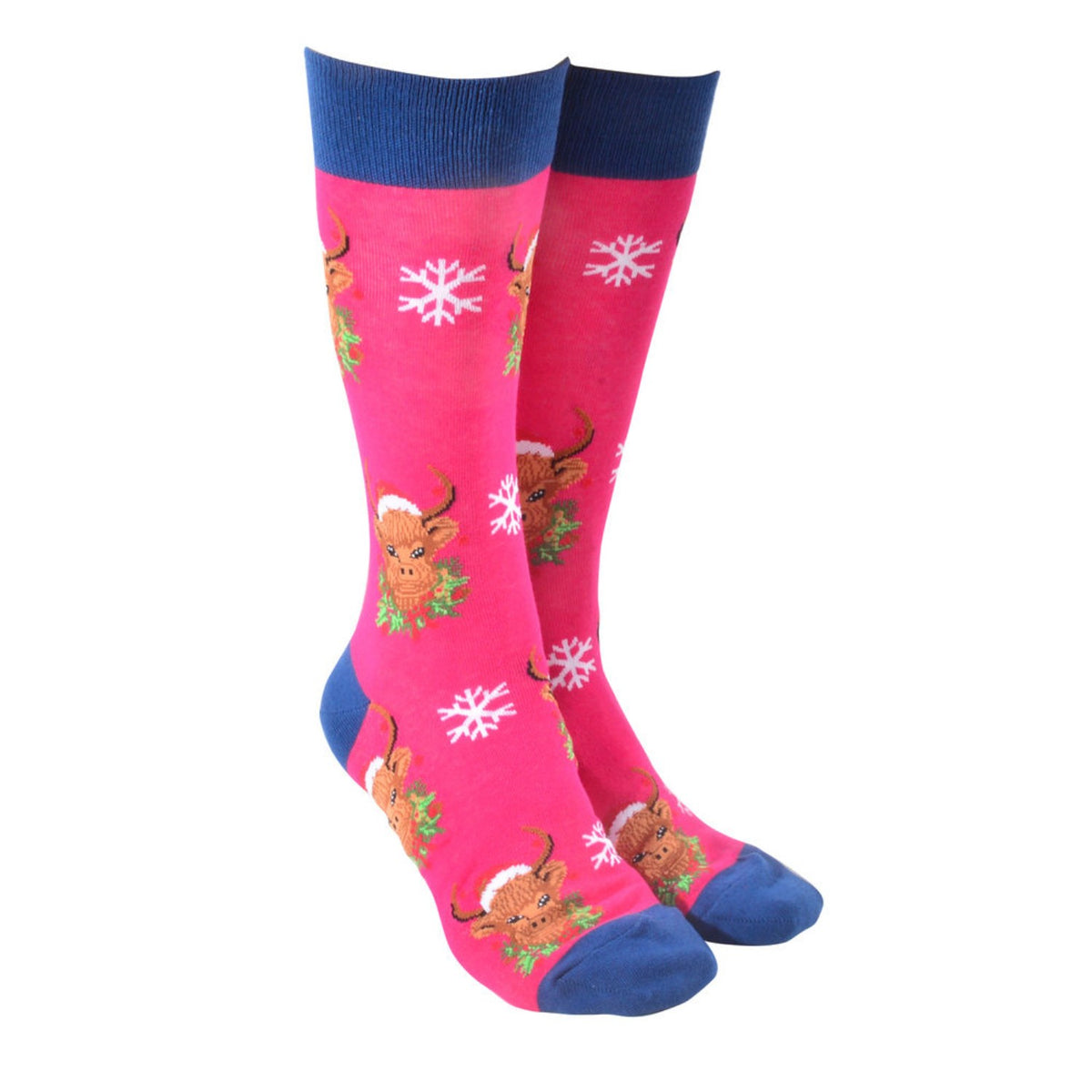 Sock Society Christmas Highland Cow