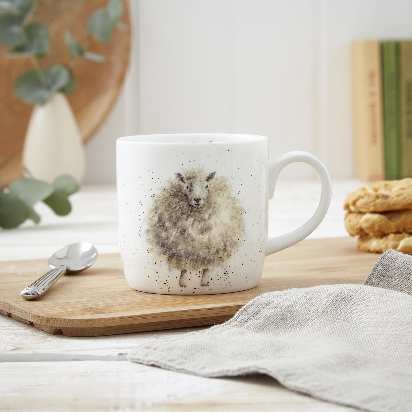 ROYAL WORCESTER WRENDALE MUG SHEEP