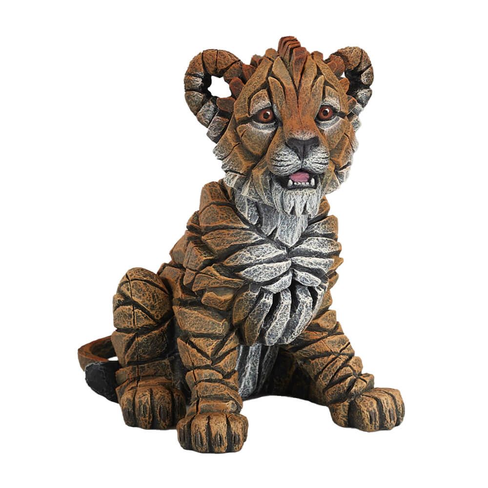 EDGE SCULPTURE LION CUB FIGURE