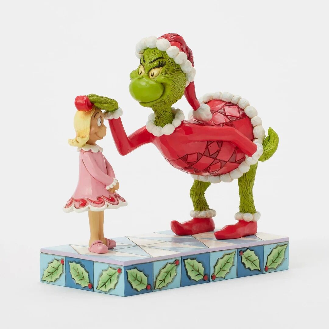 The Grinch By Jim Shore Grinch Patting Cindy-Lou's Head