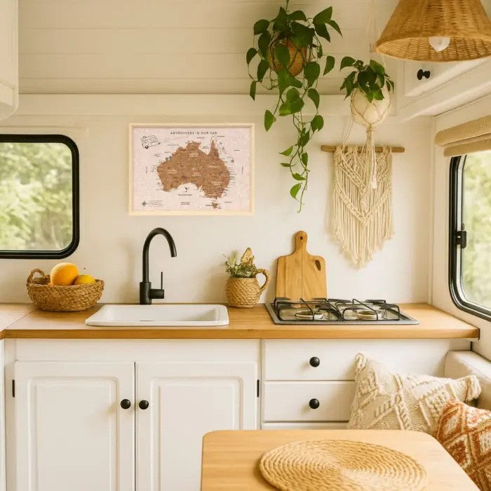 Australia Travel Map Caravan