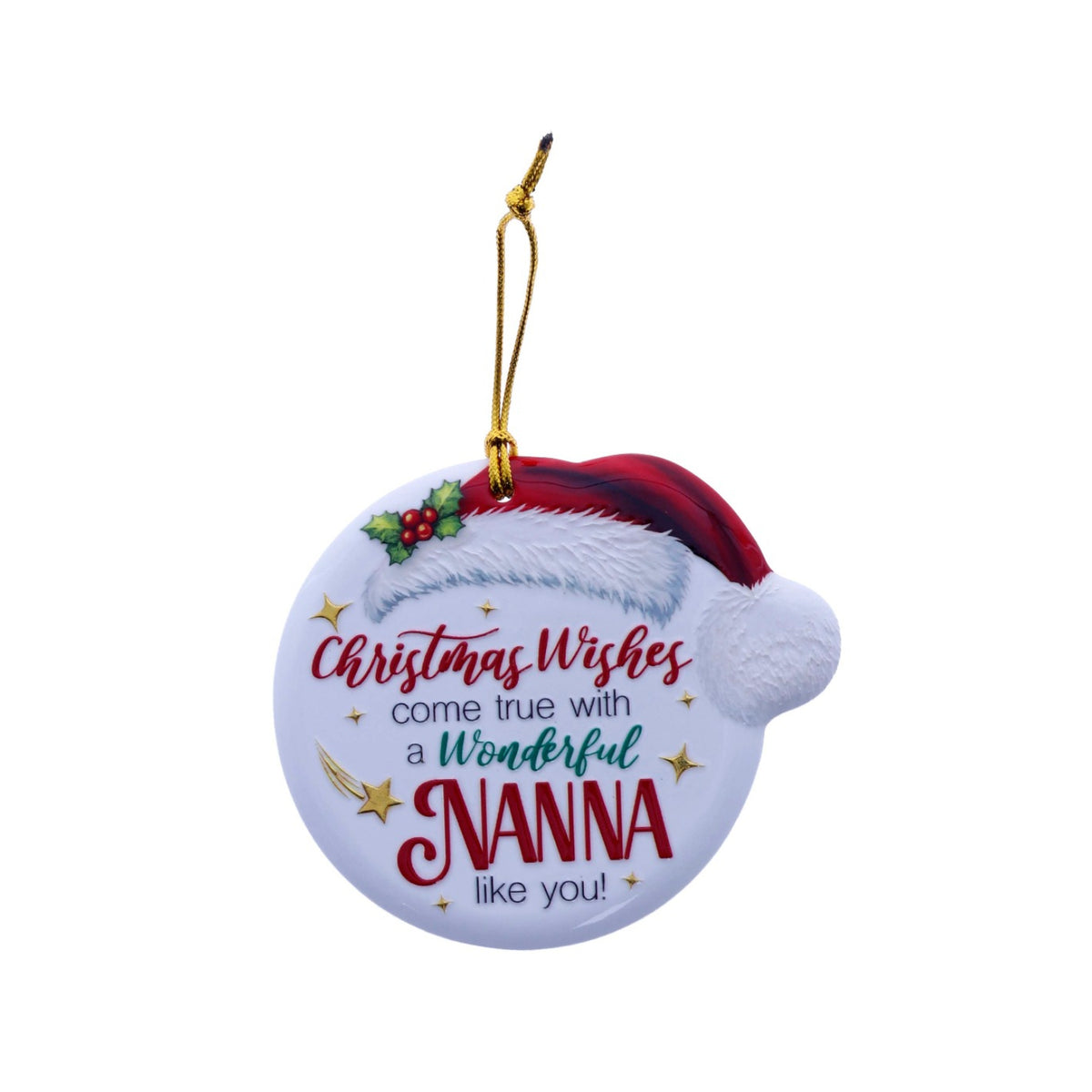 Christmas Sentiment Ceramic Plaque Nanna