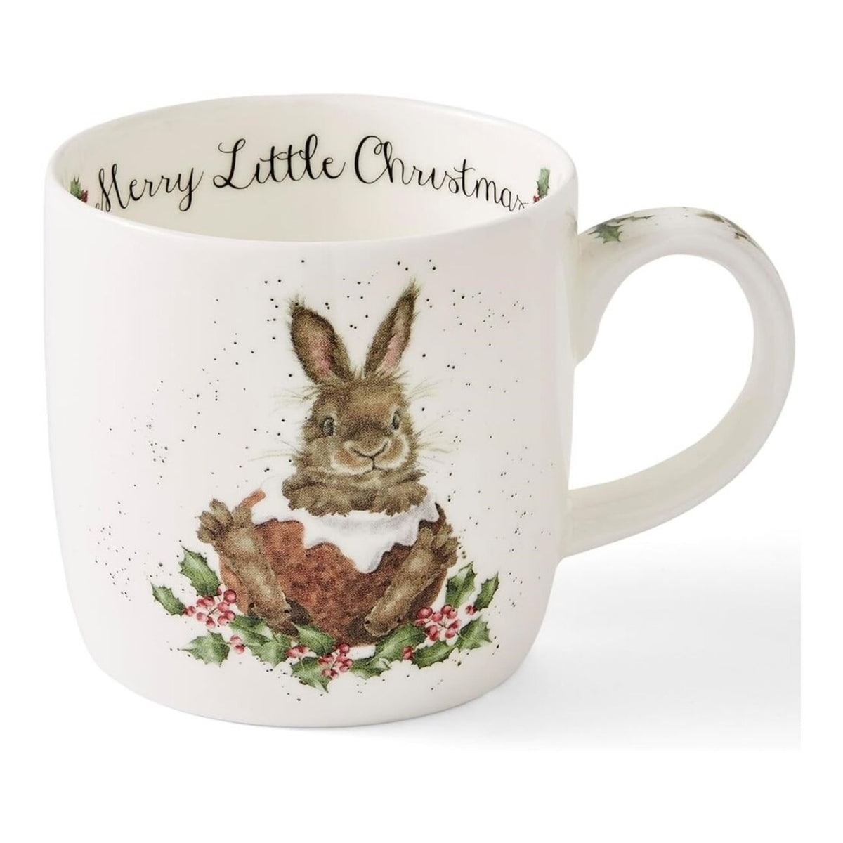 Royal Worcester Wrendale Designs Mug Merry Little Christmas