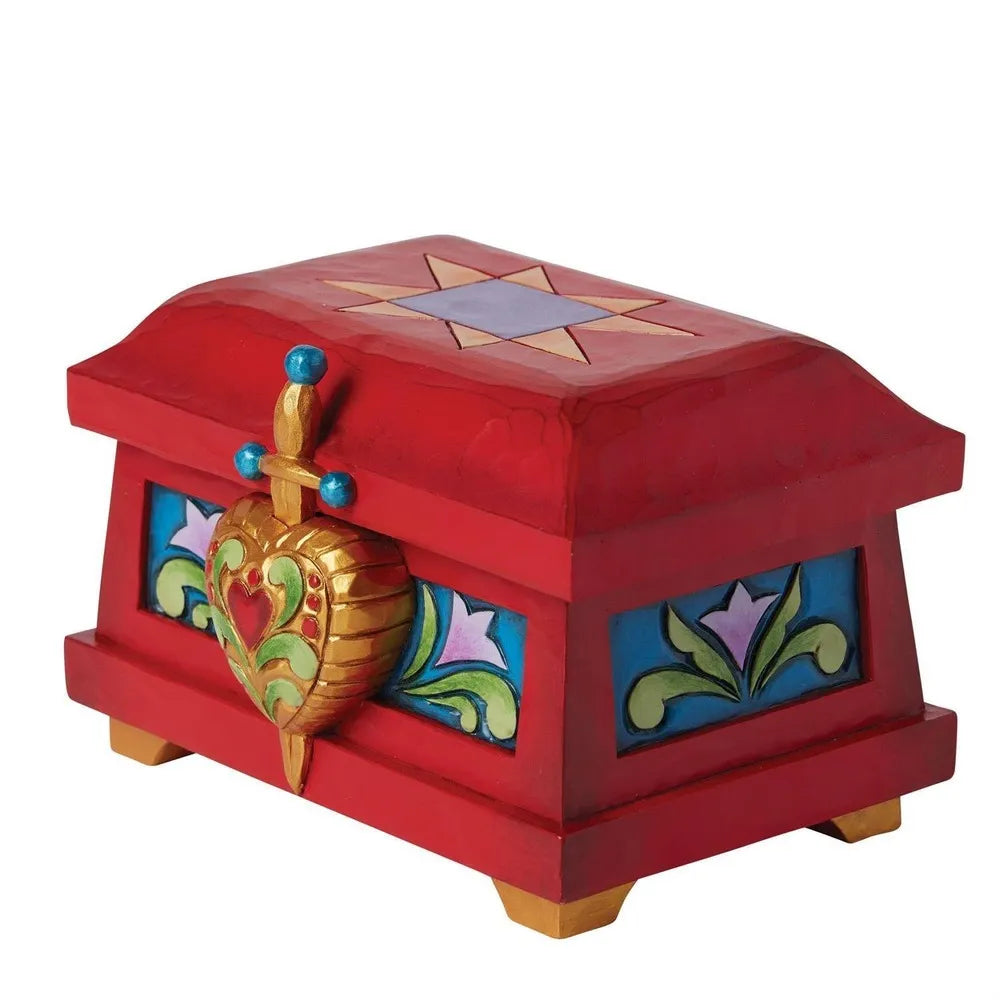 DISNEY TRADITIONS BY JIM SHORE THE QUEENS TRINKET BOX