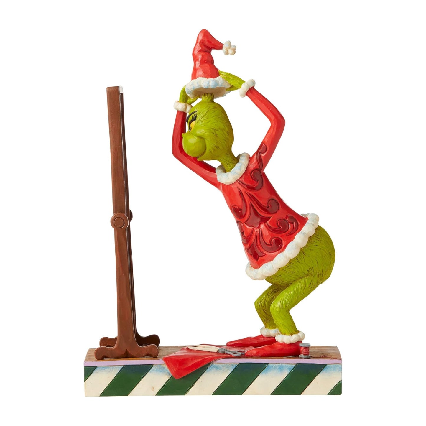 THE GRINCH BY JIM SHORE GRINCH IN SANTA SUIT 22.5CM