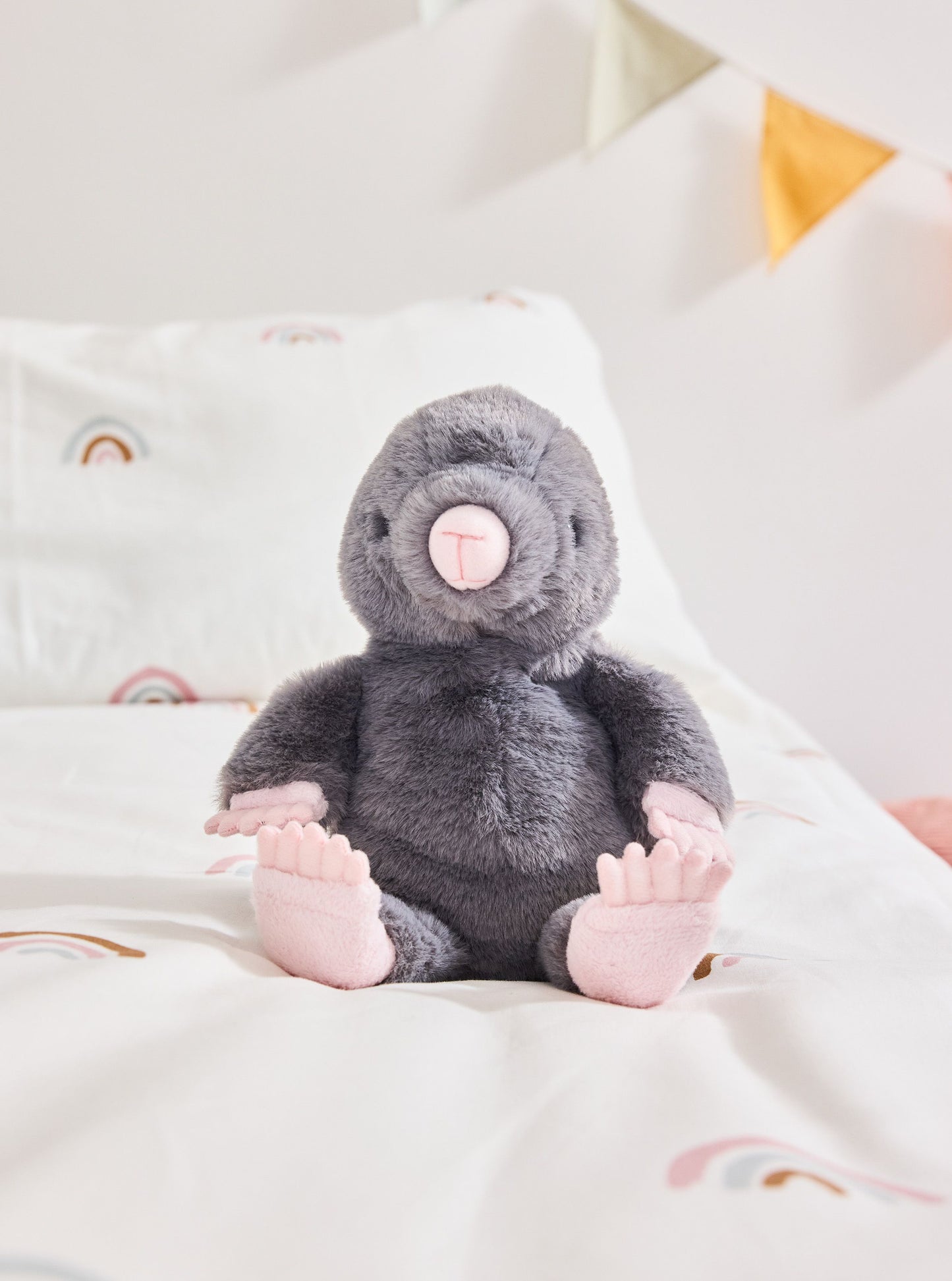 BEAR & ME BY CHARLIE BEARS MULA MOLE STONE GREY