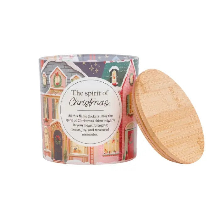 Christmas Meaningful Melts Candle With Verse "The Spirit Of Christmas"