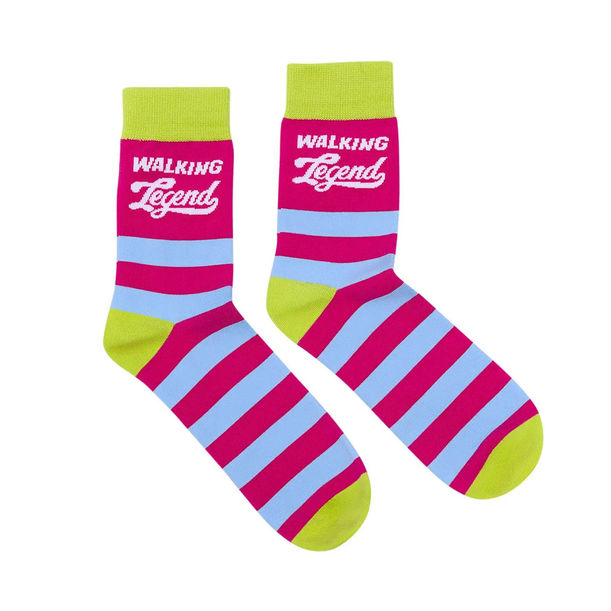 Socks With Sayings "Walking Legend"
