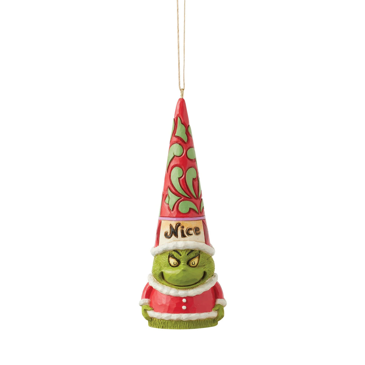 The Grinch By Jim Shore Grinch Naughty And Nice Gnome Hanging Ornament