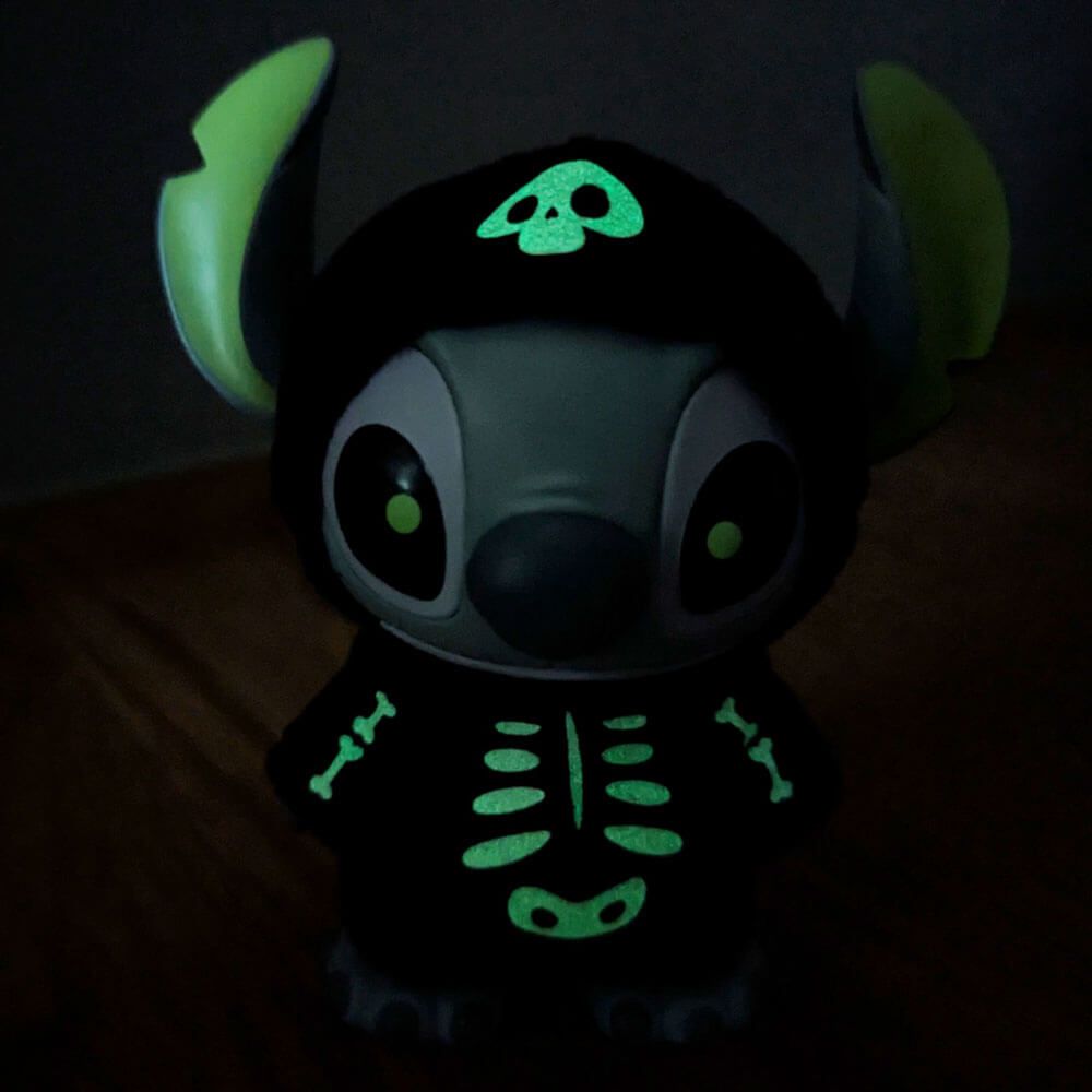 DISNEY STITCH FIGURINE SKELETON OUTFIT 12CM