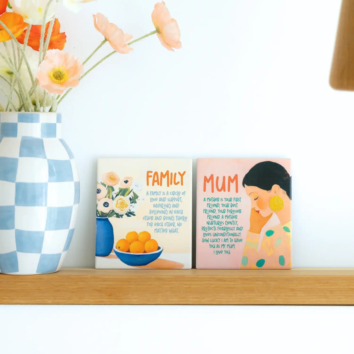 Ceramic Verse Plaque Billie Mum