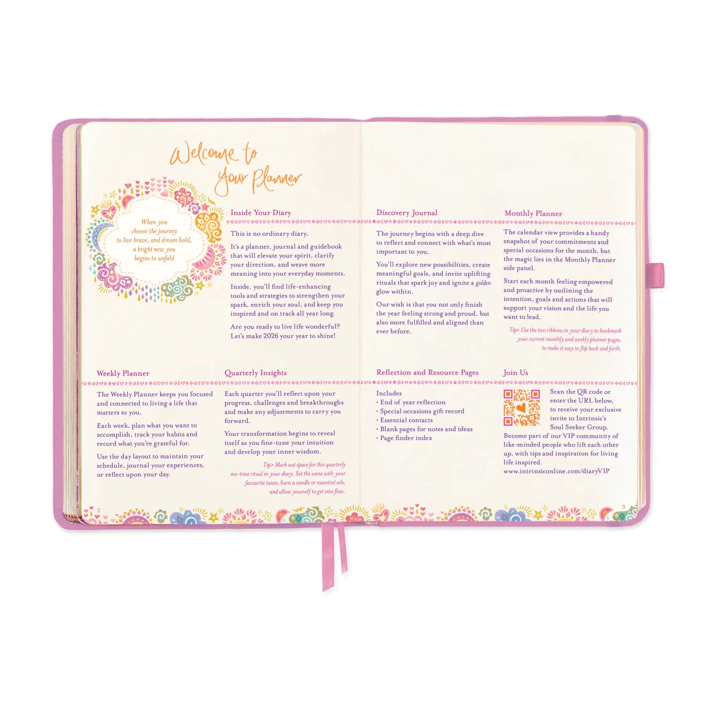 Intrinsic 2026 Diary The year for abundance - Moonlit Mauve