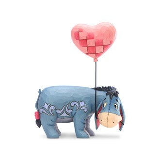 DISNEY TRADITIONS BY JIM SHORE EEYORE WITH HEART BALLOON 20CM
