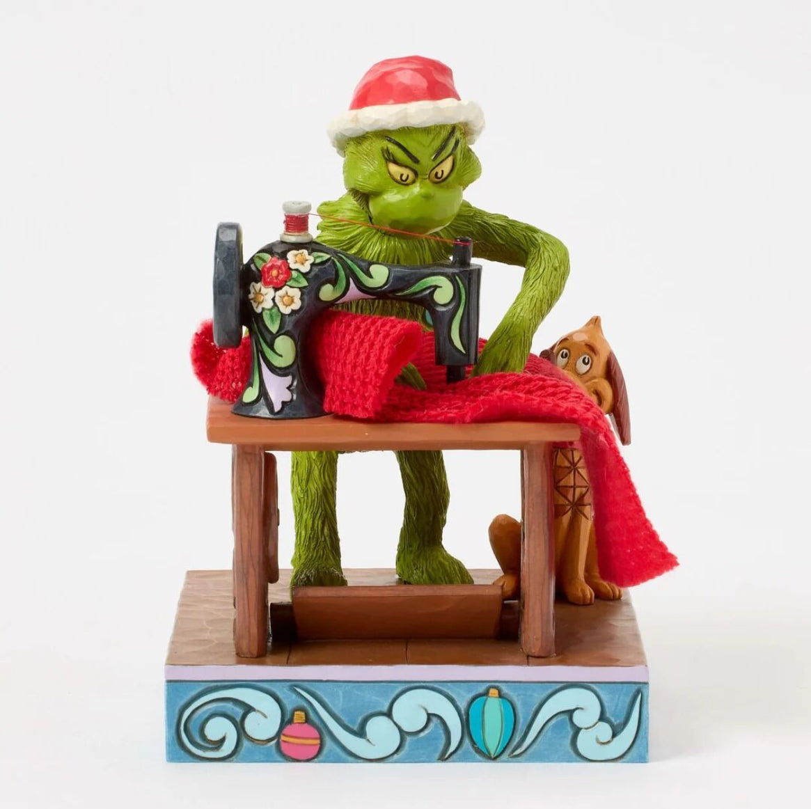 THE GRINCH BY JIM SHORE SEWING SANTA SUIT