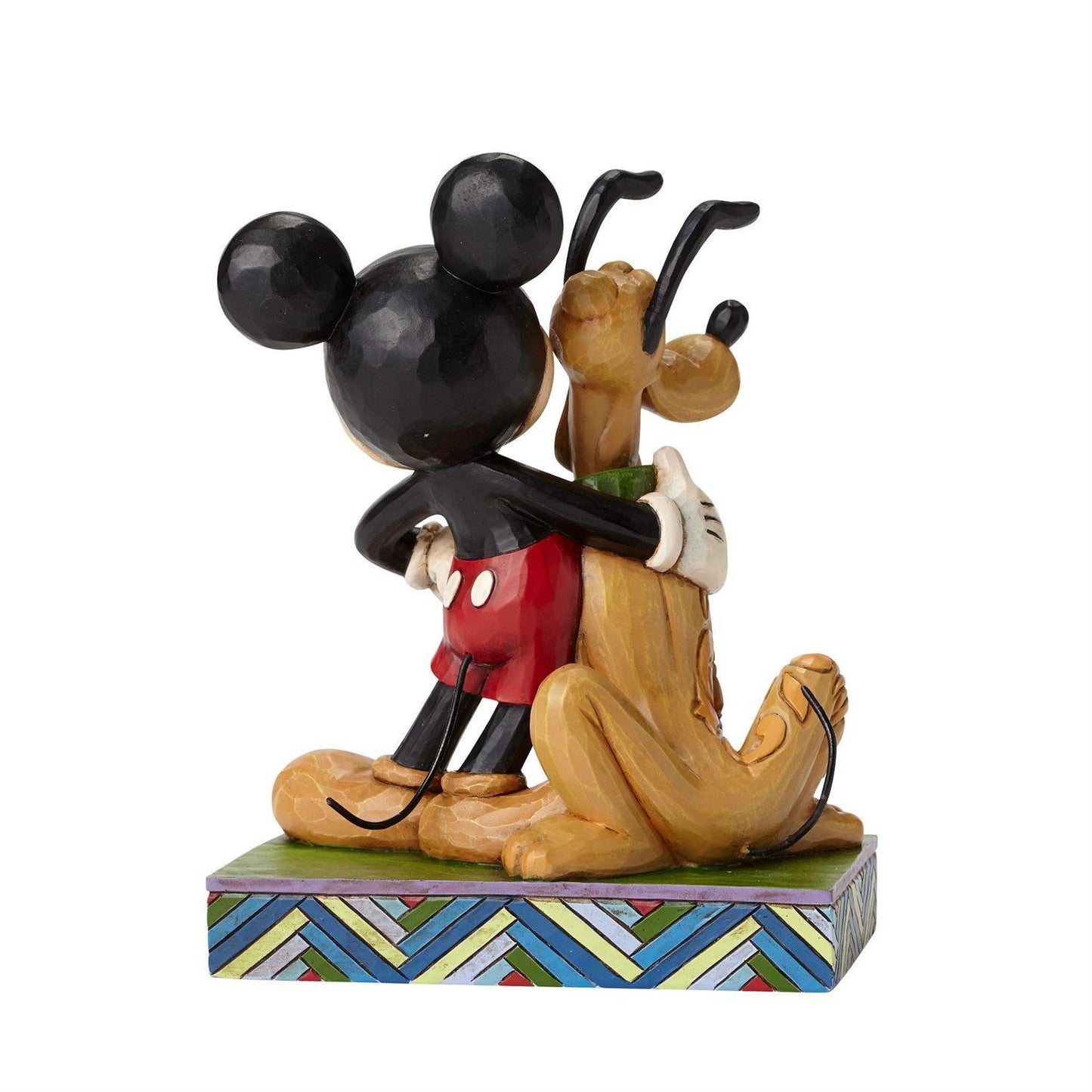 DISNEY TRADITIONS BY JIM SHORE MICKEY & PLUTO 15CM