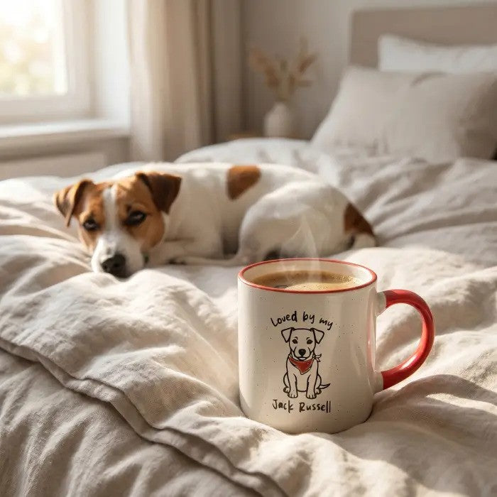 Dog Mug Loved By My Jack Russell