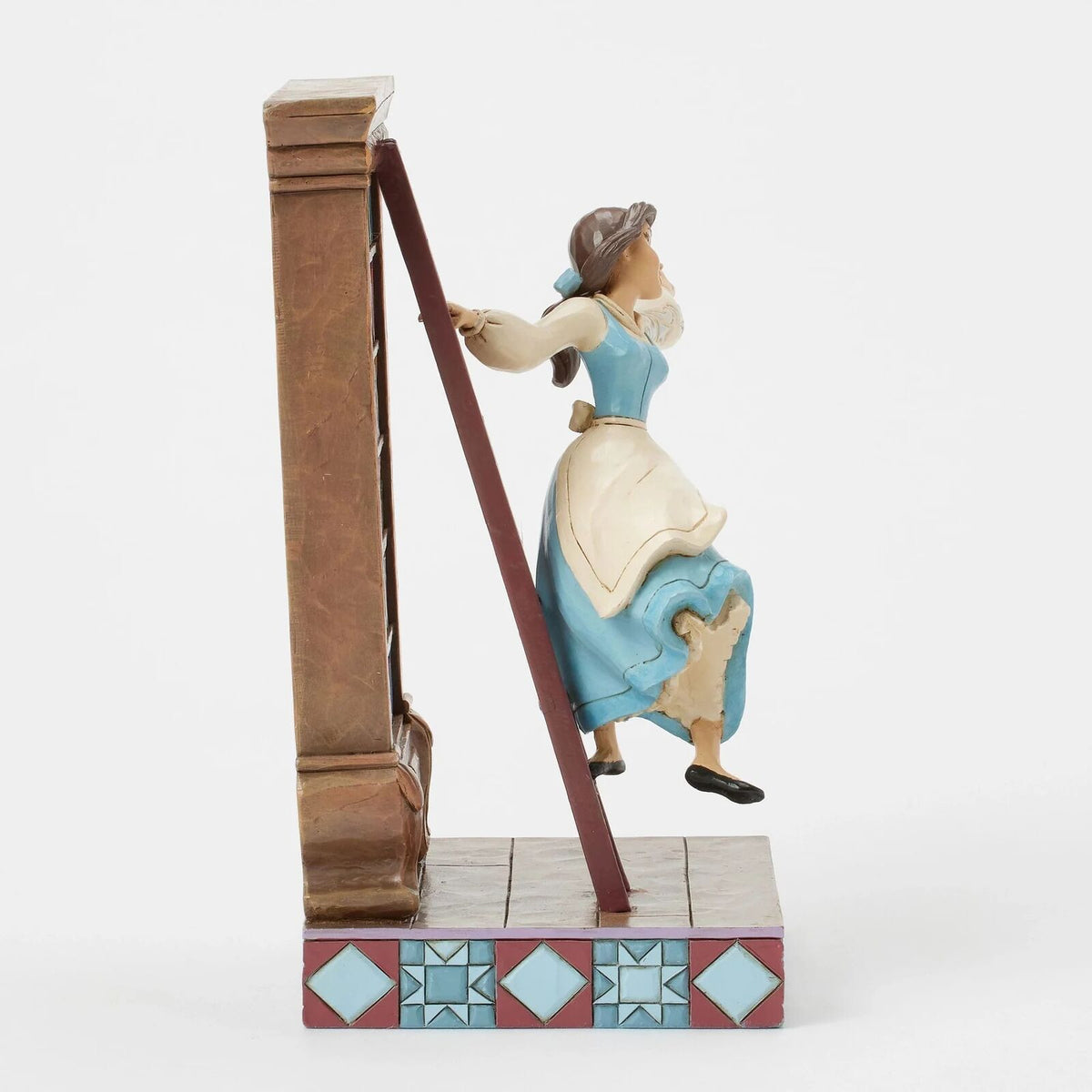 DISNEY TRADITIONS BY JIM SHORE BELLE WITH BOOKSHELF