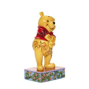 DISNEY TRADITIONS BY JIM SHORE WINNIE THE POOH STANDING PERSONALITY POSE 11.5CM