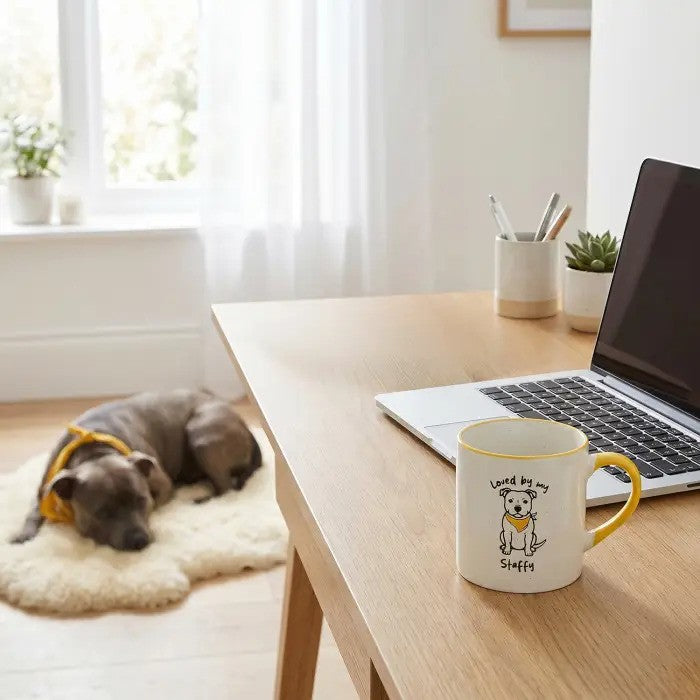 Dog Mug Loved By My Staffy
