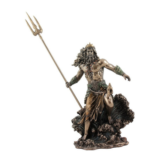 VERONESE DESIGNS POSEIDON GOD OF THE SEA FIGURINE