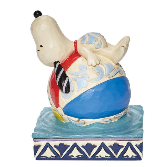 PEANUTS BY JIM SHORE SNOOPY ON BEACH BALL