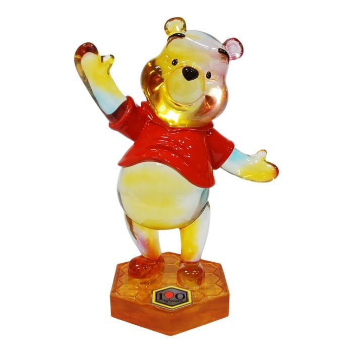 DISNEY GRAND JESTER STUDIOS WINNIE THE POOH 100TH ANNIVERSARY RAINBOW FIGURE LIMITED EDITION