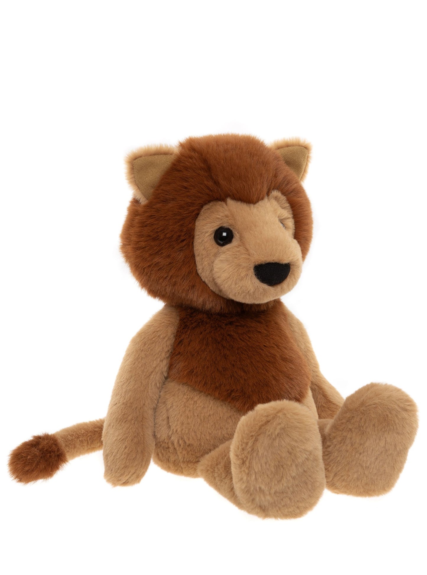 BEAR & ME BY CHARLIE BEARS LEO LION OATMEAL BROWN