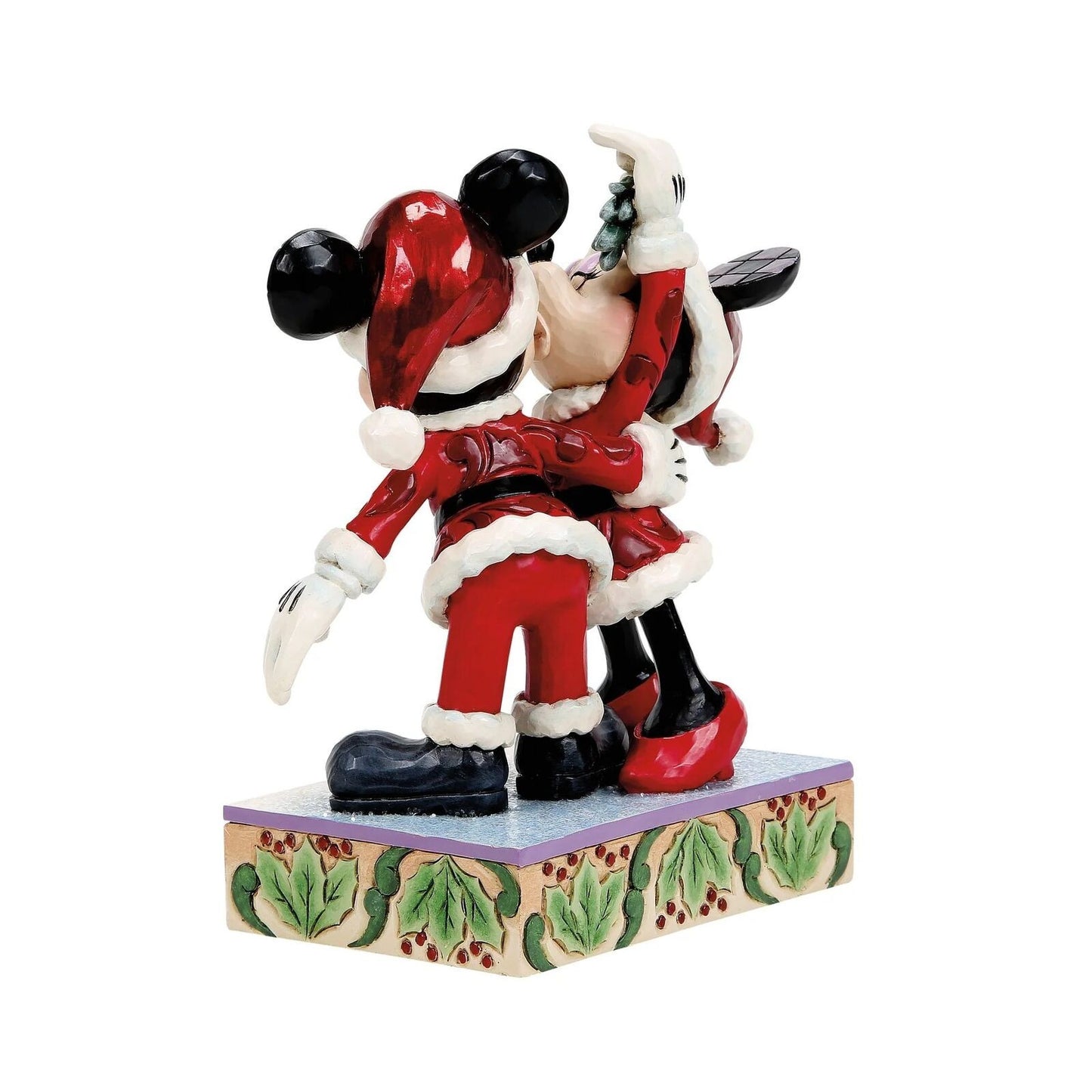 DISNEY TRADITIONS BY JIM SHORE CHRISTMAS MICKEY & MINNIE MISTLETOE