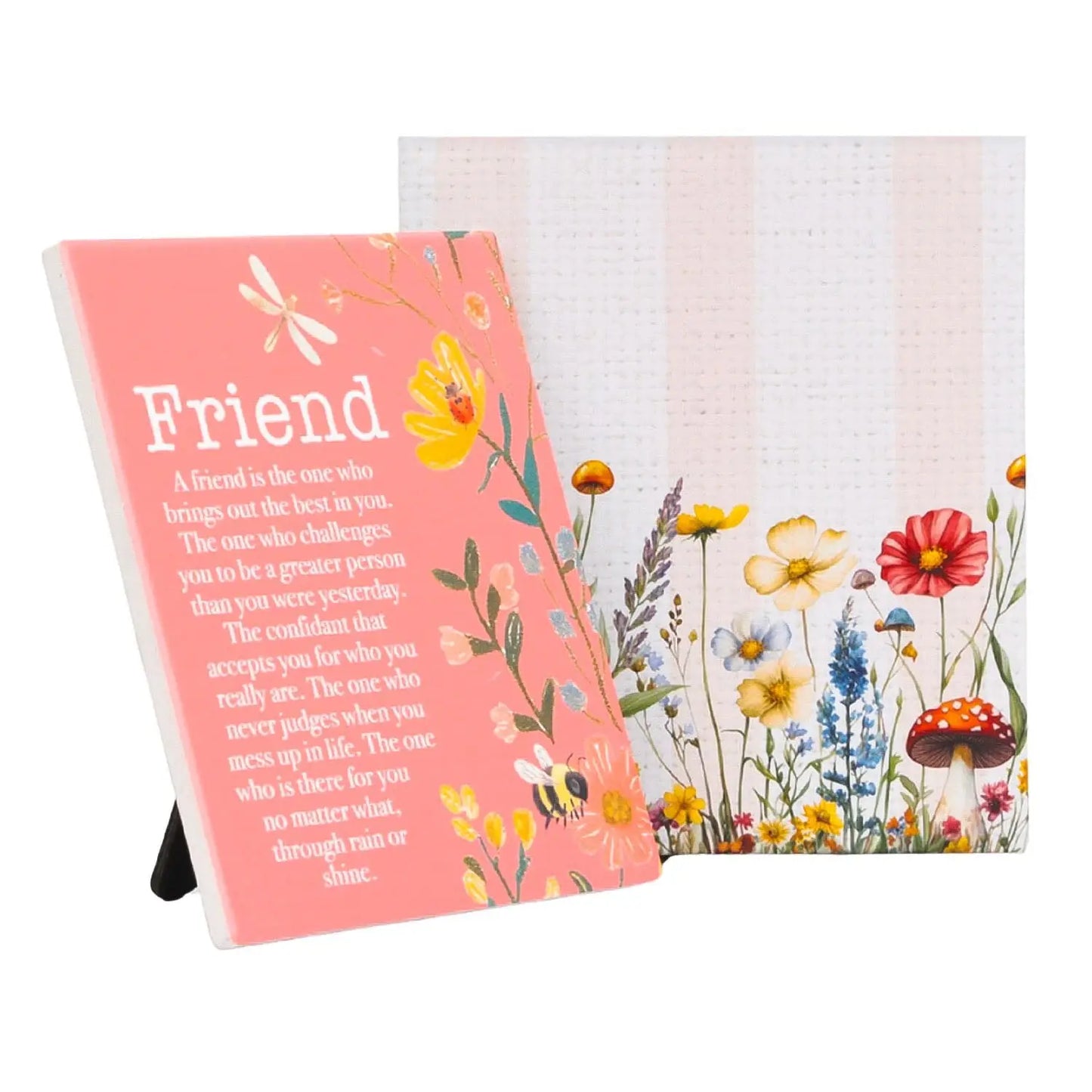 Ceramic Verse Plaque Cottage Grove Friends